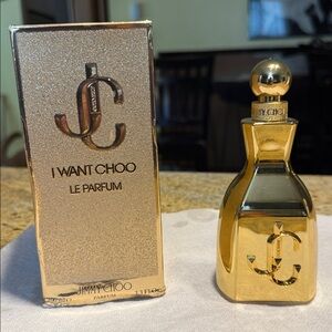 Jimmy Choo Gold Textured Packaging